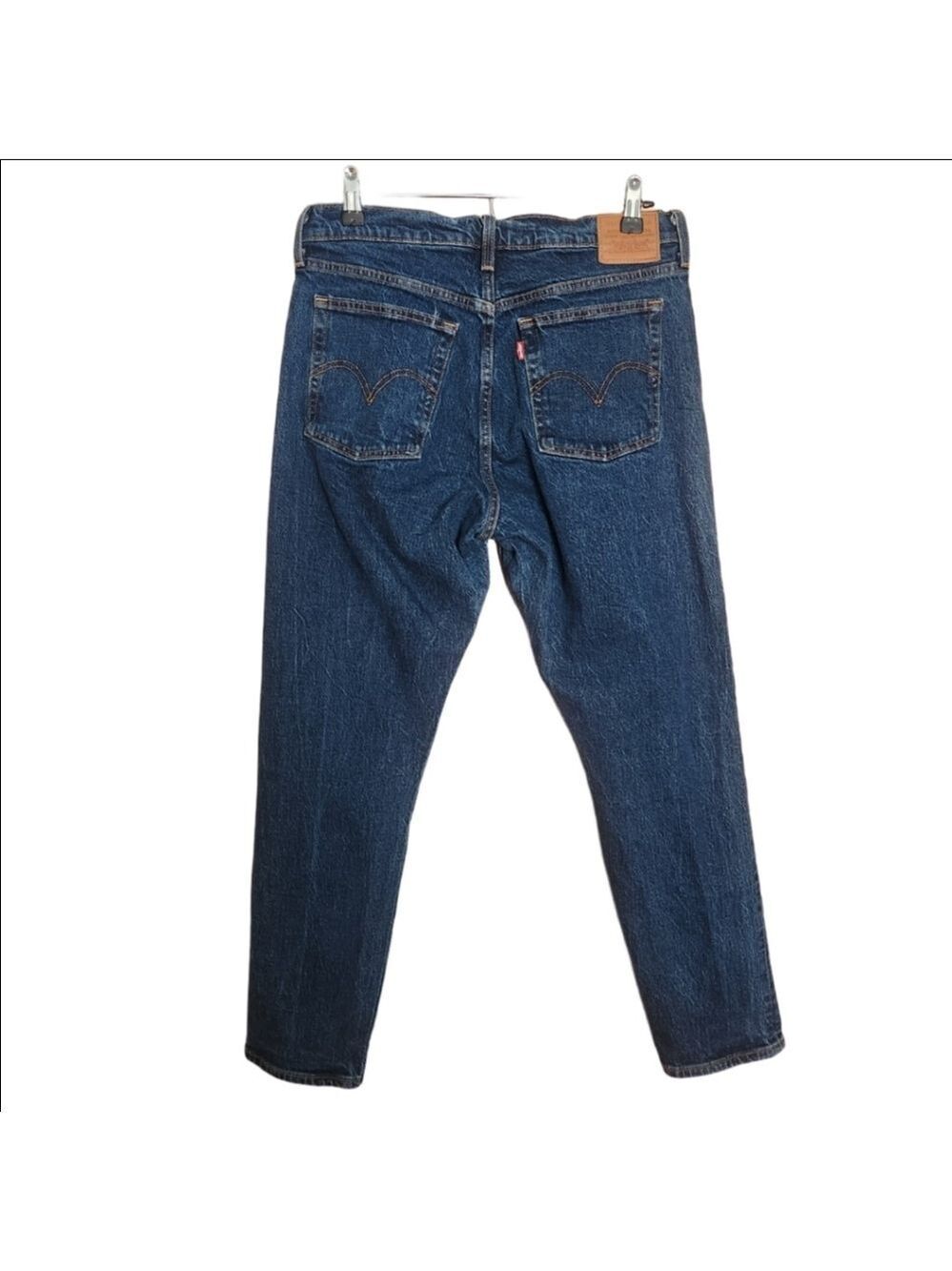 LEVIS DARK WASH HIGH RISE WEDGIE JEAN SIZE 31 LIKE NEW! - Picture 3 of 8